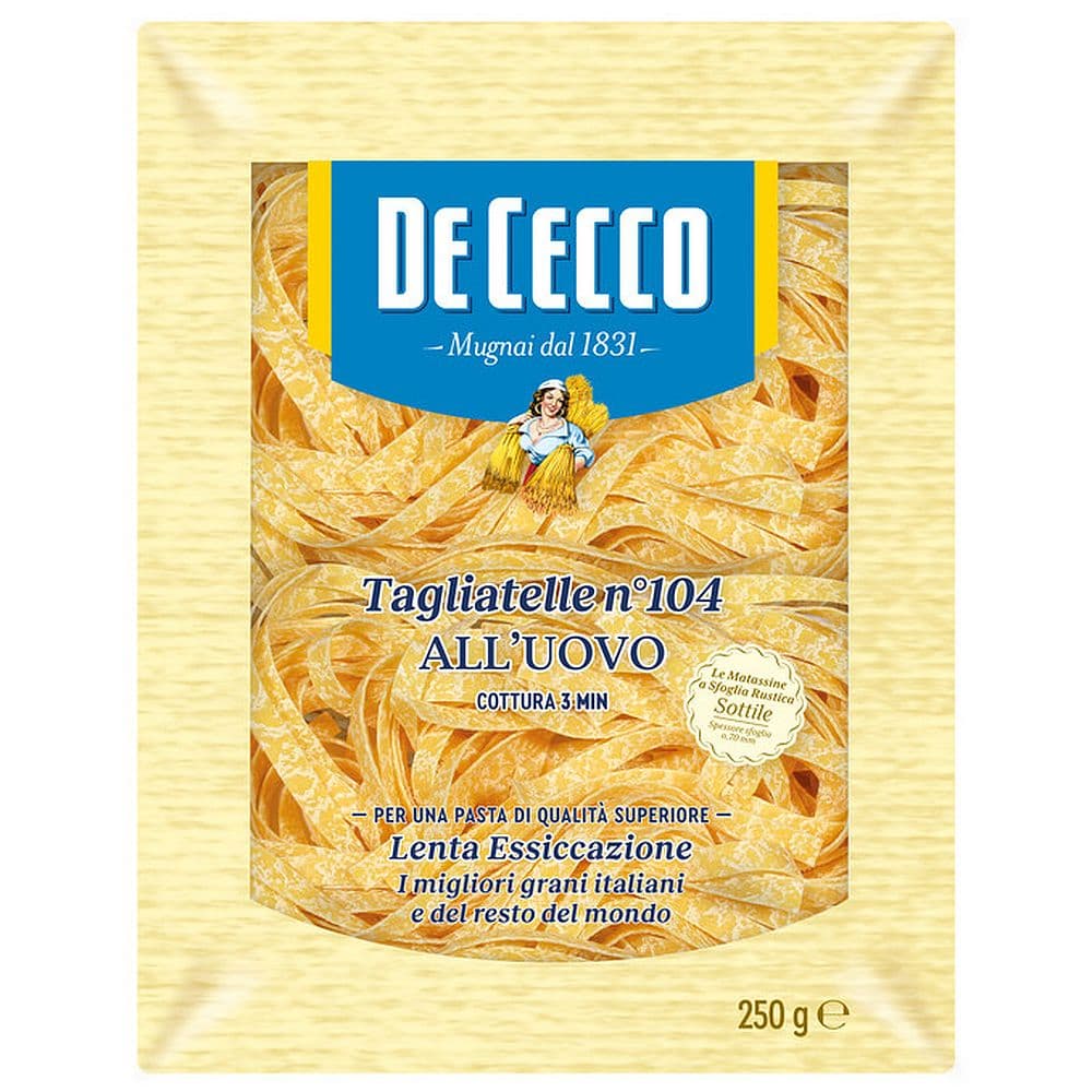 De cecco tagliatelle all uovo
