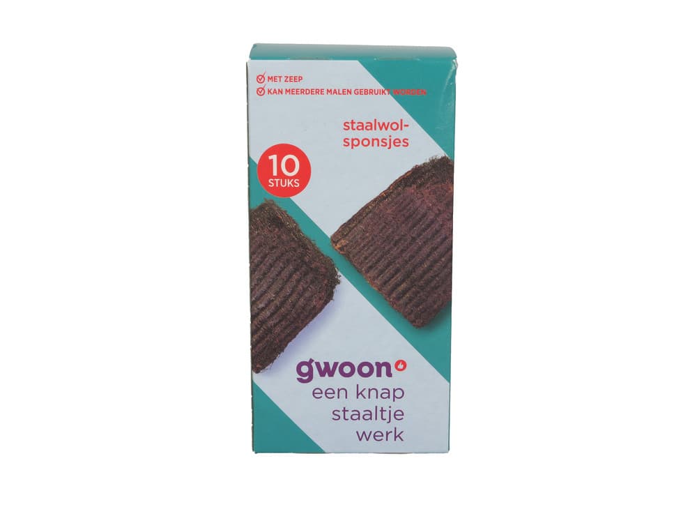 g'woon Staalwol Sponsjes