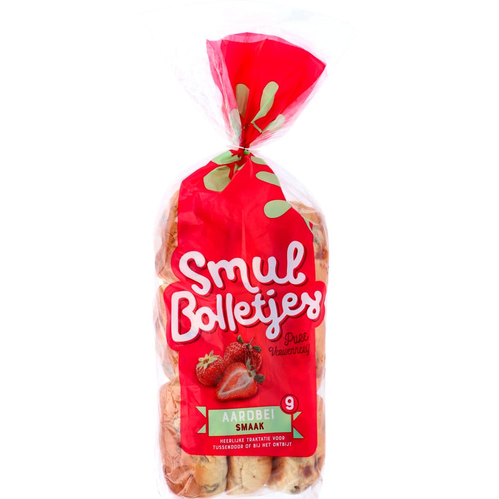 Smulbolletjes aardbei