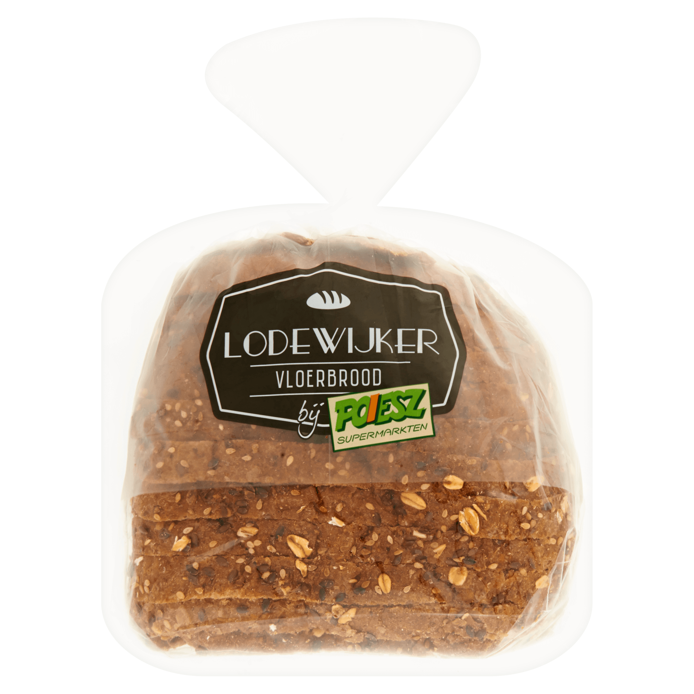 Lodewijker Vloerbrood Donker Meergranen half