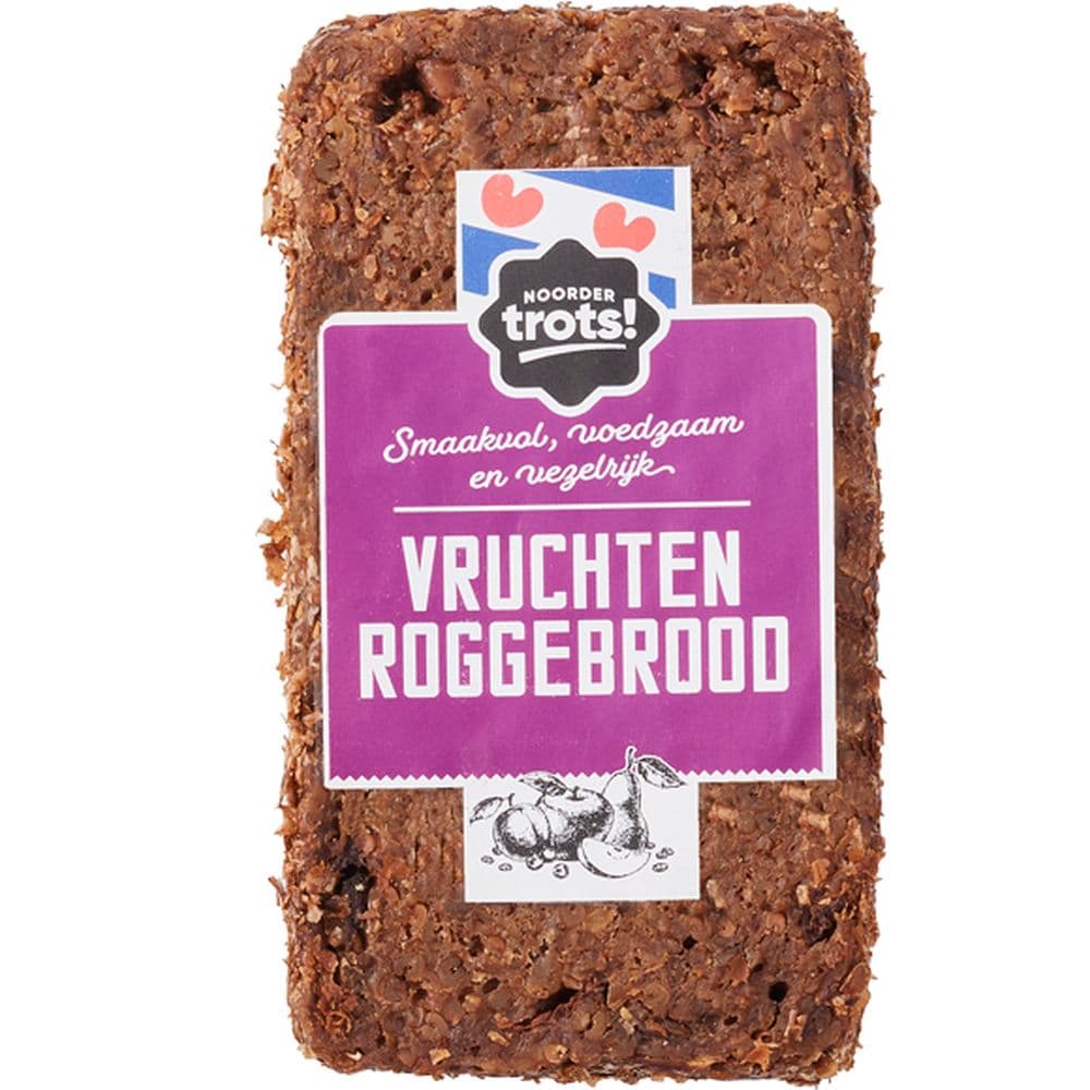 Noordertrots Roggebrood met Vruchten