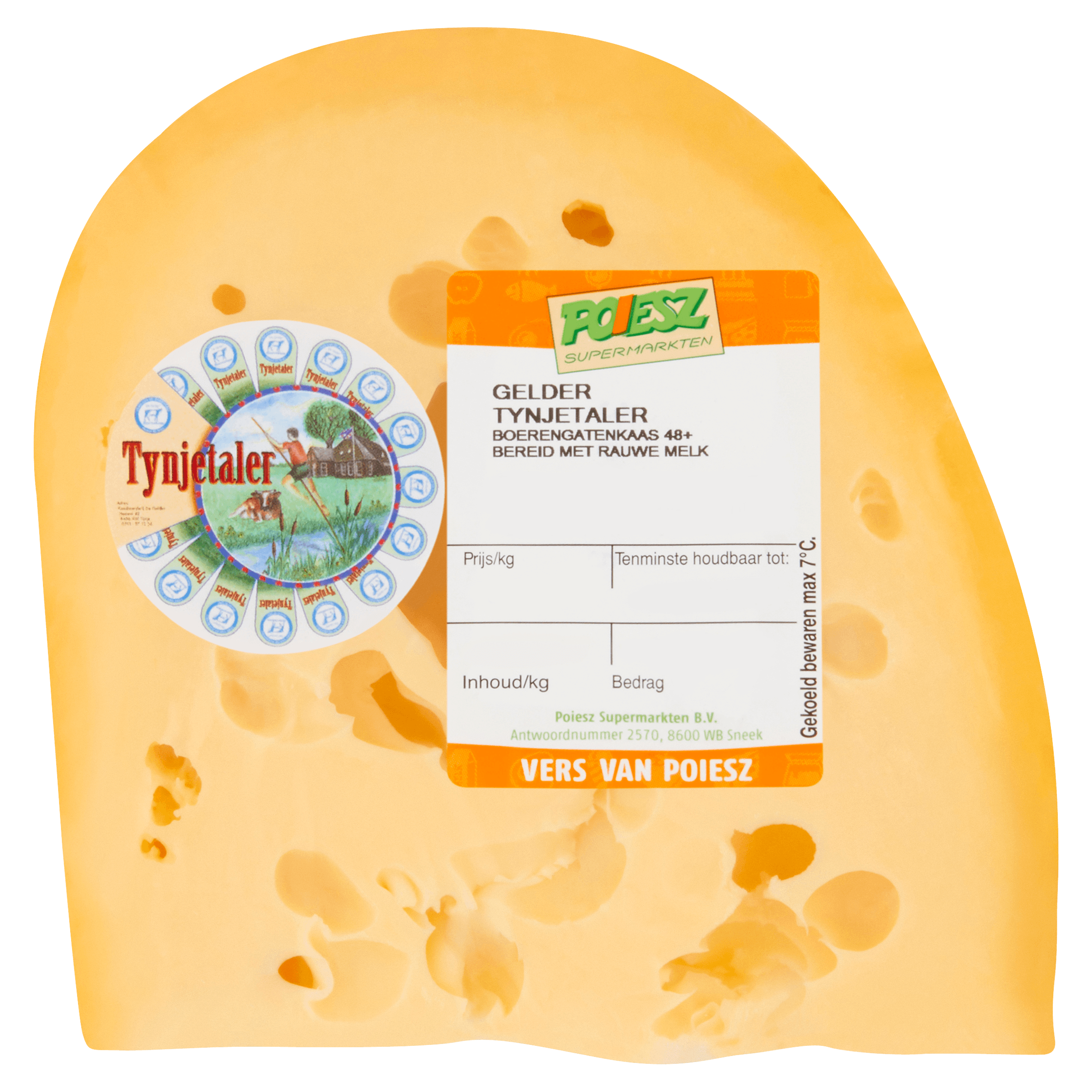 De Deelen Gelder Tynjetaler Boerengatenkaas 48+