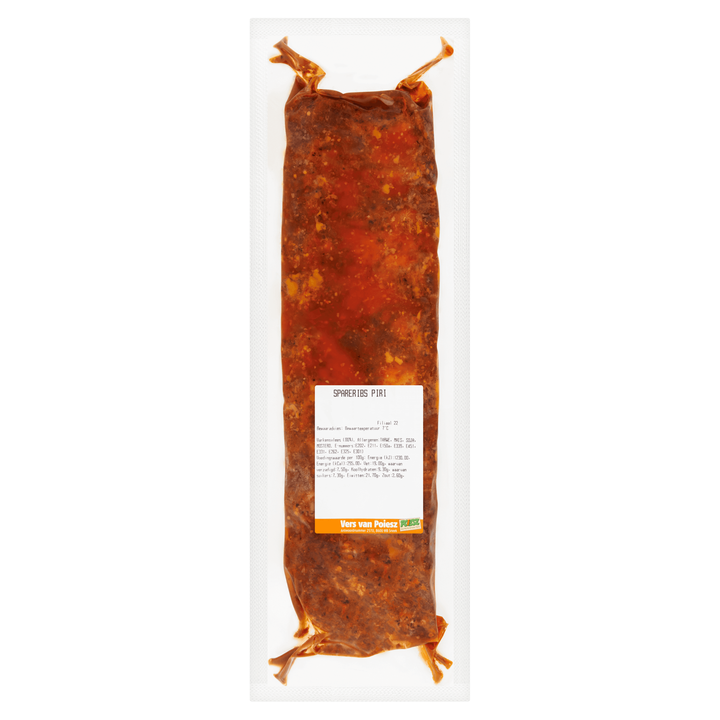 Poiesz Spareribs Pittig