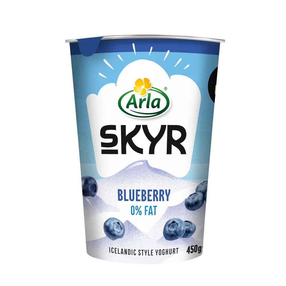 Arla Skyr blauwe bes