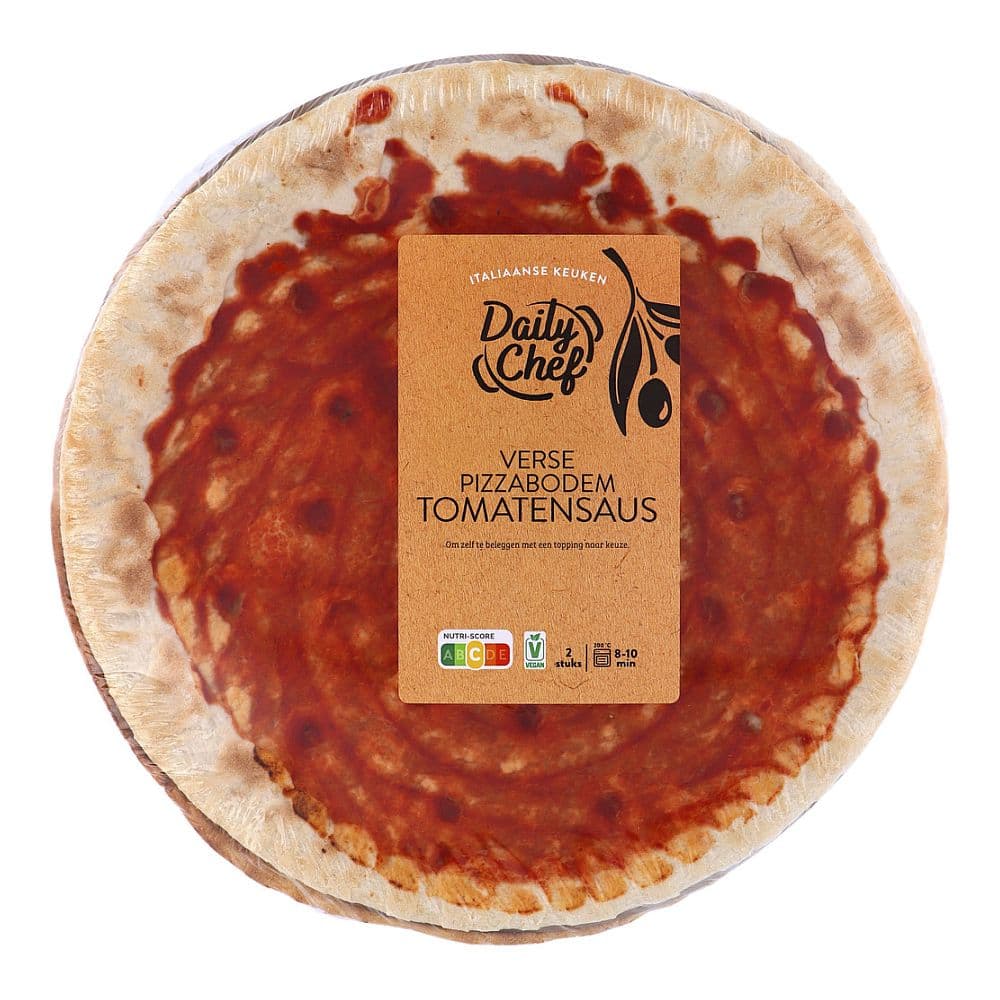 Daily Chef Pizzabodem Duo met Tomatensaus pak