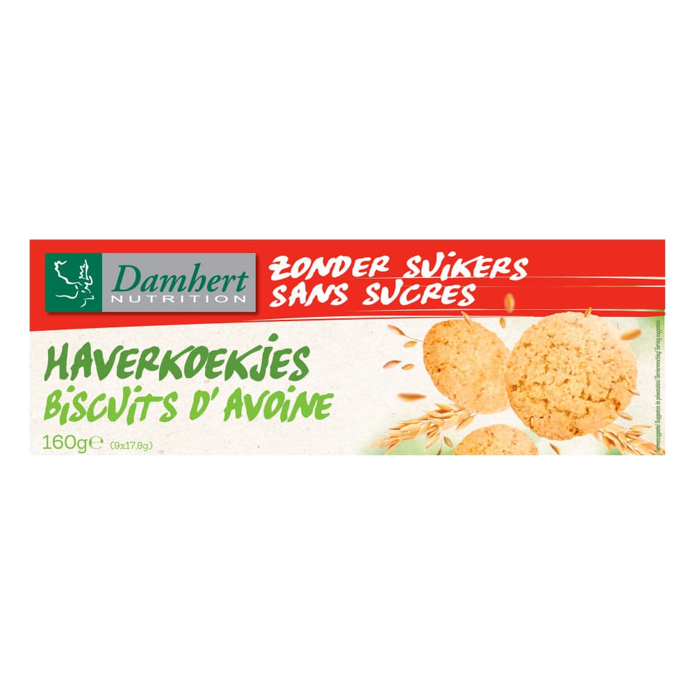 Damhert Haverkoekjes zonder toegevoegde suiker