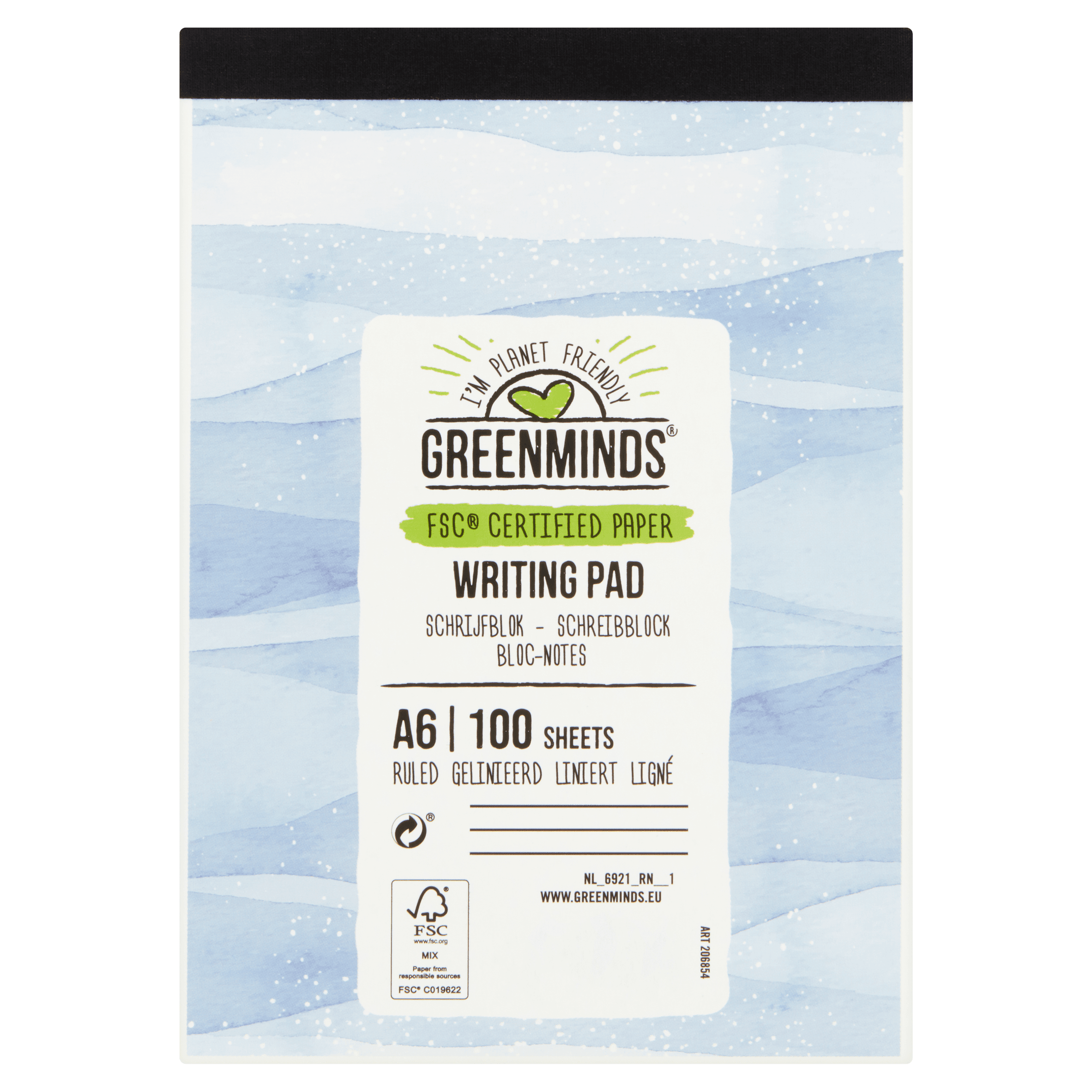 Greenminds Schrijfblok A6