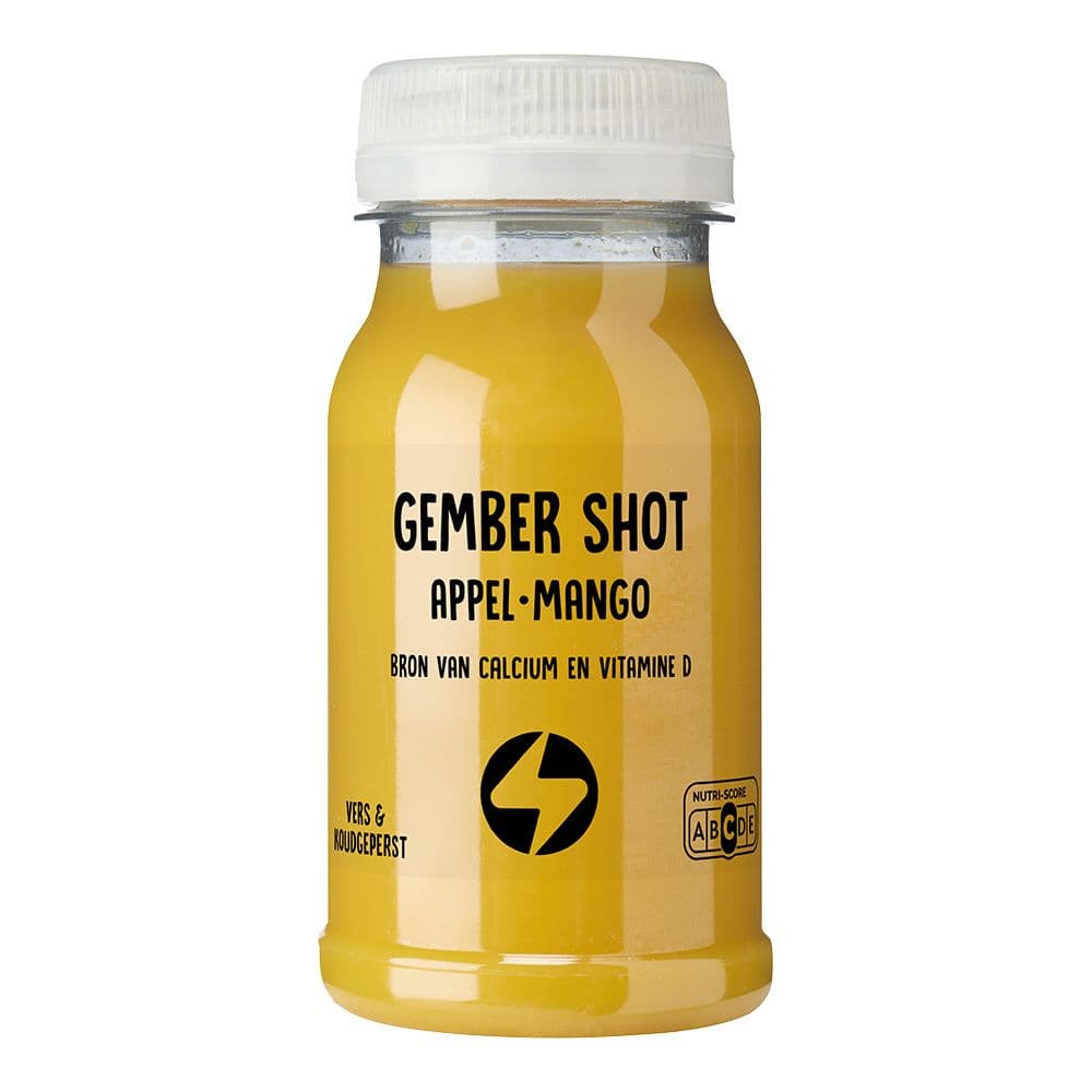 Gember shot appel mango