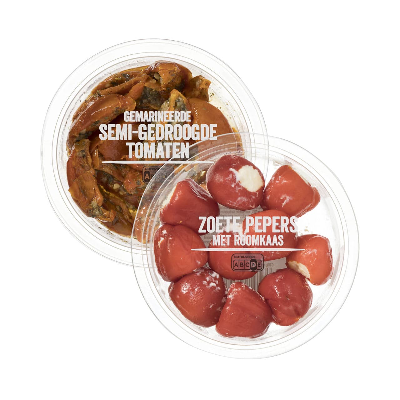 Semi-gedroogde tomaten of zoete pepers