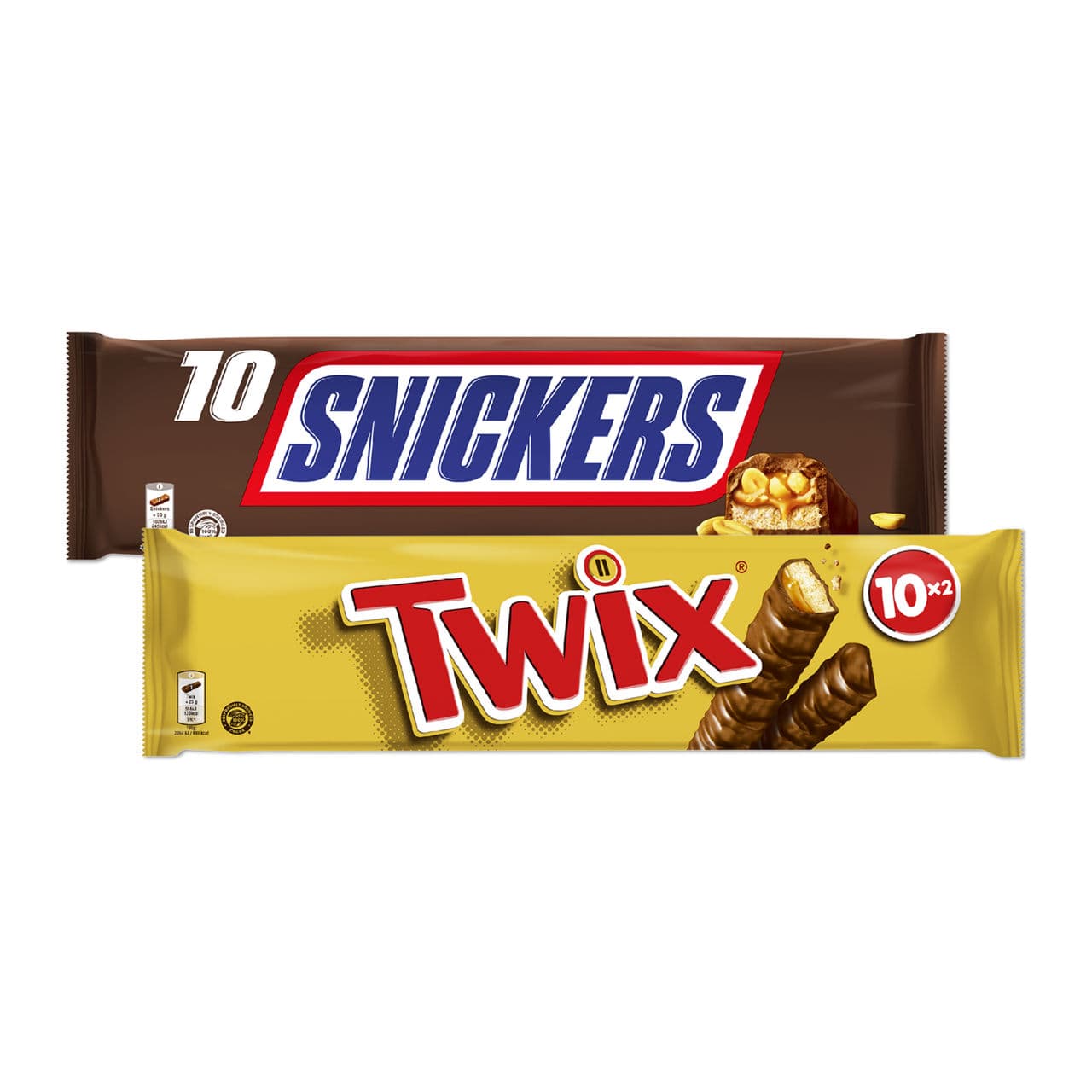 Mars, Twix of Snickers 10-pack