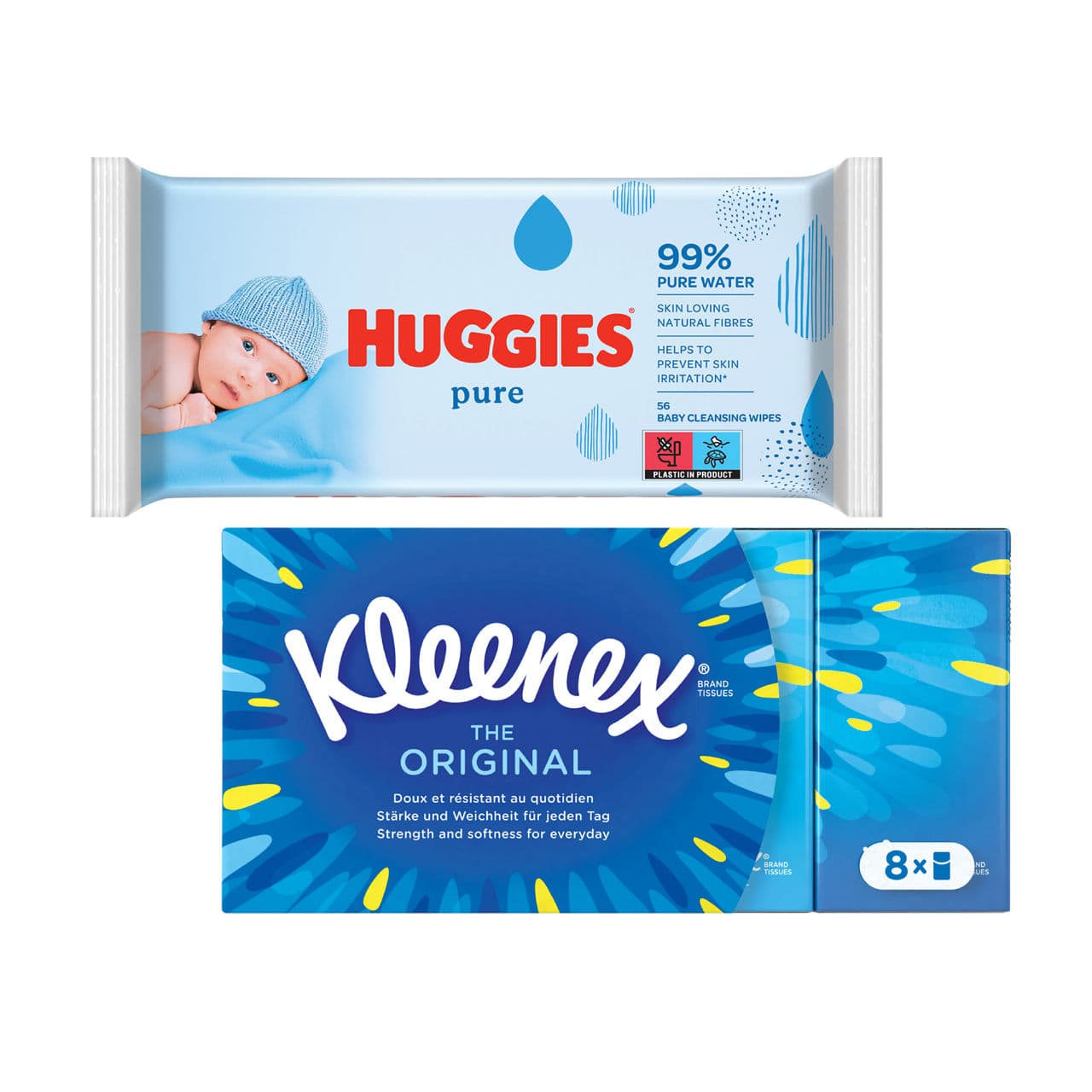 Vochtig toiletpapier, babydoekjes of zakdoekjes