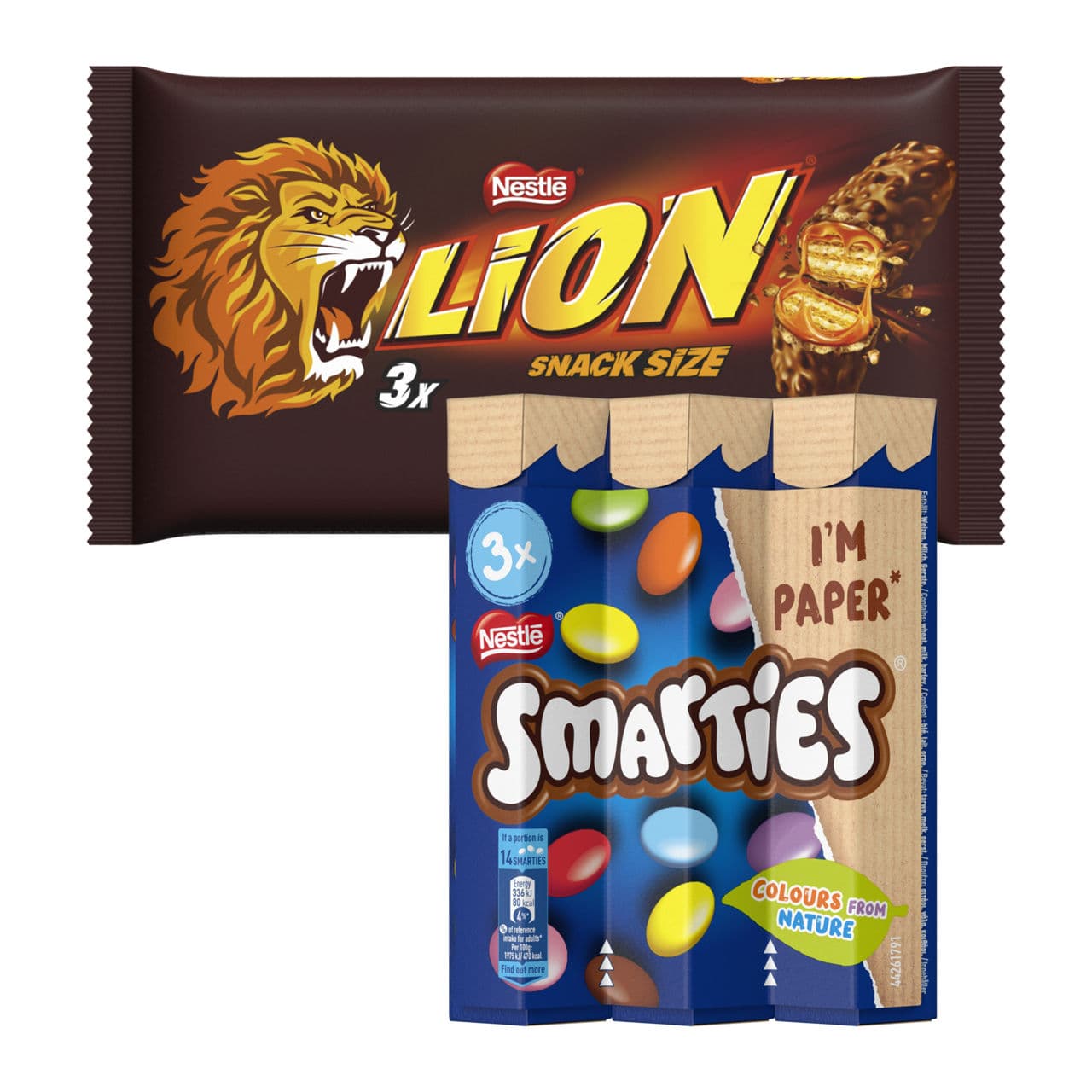 3-pack Smarties, Lion of Kitkat