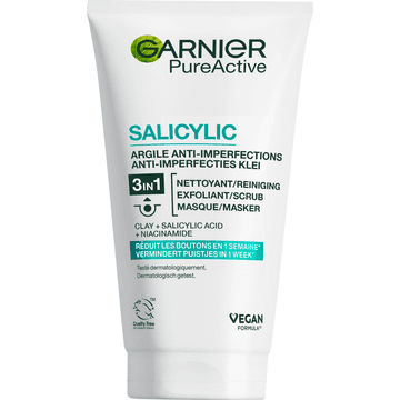 Garnier SkinActive Pure Active 3 in 1 met Klei Argile 150 ml