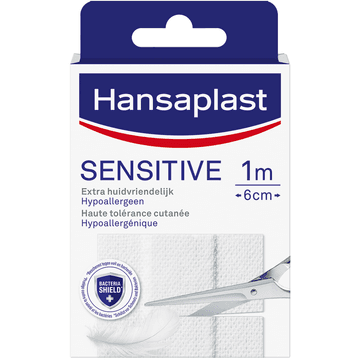 Hansaplast Senstive Wondpleister 1m x 6cm