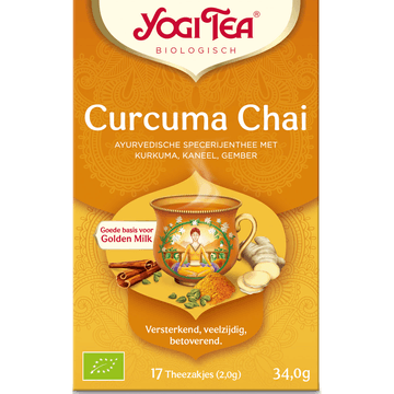 Yogi Tea Biologisch Curcuma Chai Thee 17 Stuks 34 g