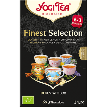 Yogi Tea Biologisch Finest Selection Degustatiebox 6x3st