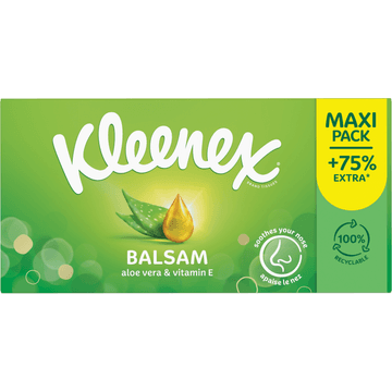 Kleenex Balsam Tissues Maxi 112 Stuks
