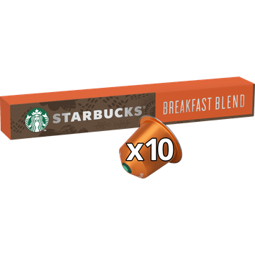 Starbucks by Nespresso Breakfast Blend 10 Stuks 56 g