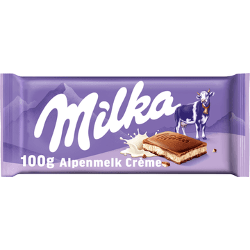 Milka Alpenmelkchocolade Creme