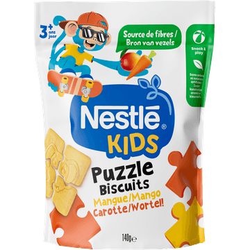 Nestlé Kids Puzzle Biscuits Mango Wortel +3 jaar 140g