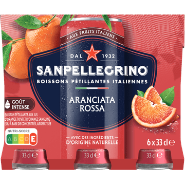 Sanpellegrino Limonade Aranciata Rossa 6 x 330 ml