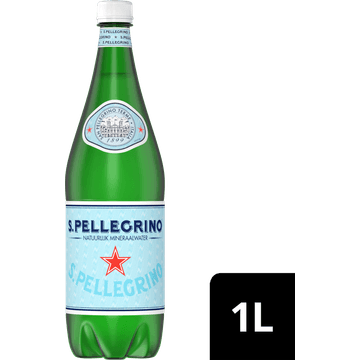 S.Pellegrino Licht Bruisend Natuurlijk Mineraalwater 1 L 