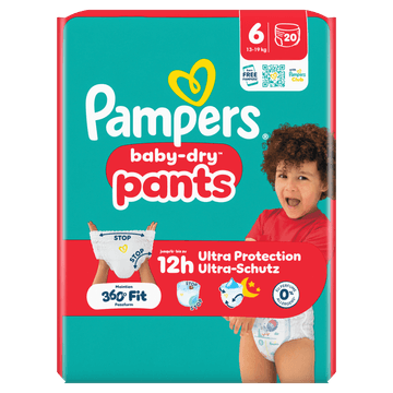 Pampers Baby-Dry Pants Maat 6, 20 Luierbroekjes
