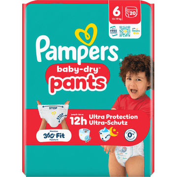Pampers Baby-Dry Pants Maat 6, 20 Luierbroekjes