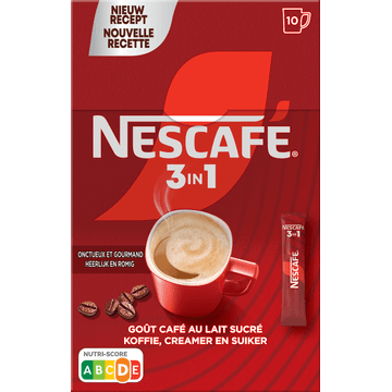 Nescafé 3in1 Oploskoffie - 10 Stuks