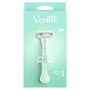 Gillette Venus Smooth Sensitive Voor Vrouwen 1 Handvat + 2 Navulmesjes