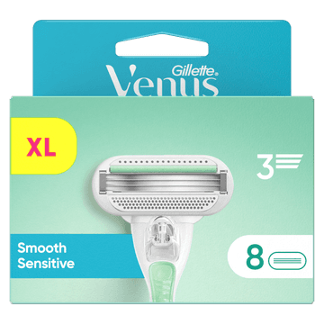 Gillette Venus Smooth Sensitive Voor Vrouwen, 8 Navulmesjes