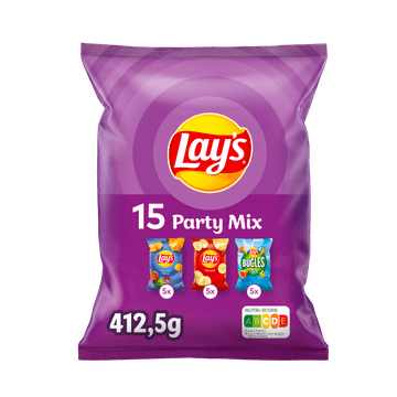 Lay's Party mix 3 smaken 15 zakjes