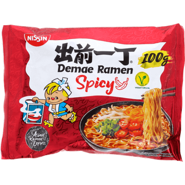 Nissin Demae ramen spicy