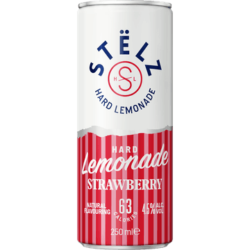 STËLZ Hard Lemonade Strawberry 250ML