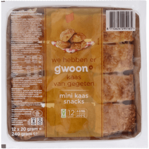 G'woon Mini Kaassnacks