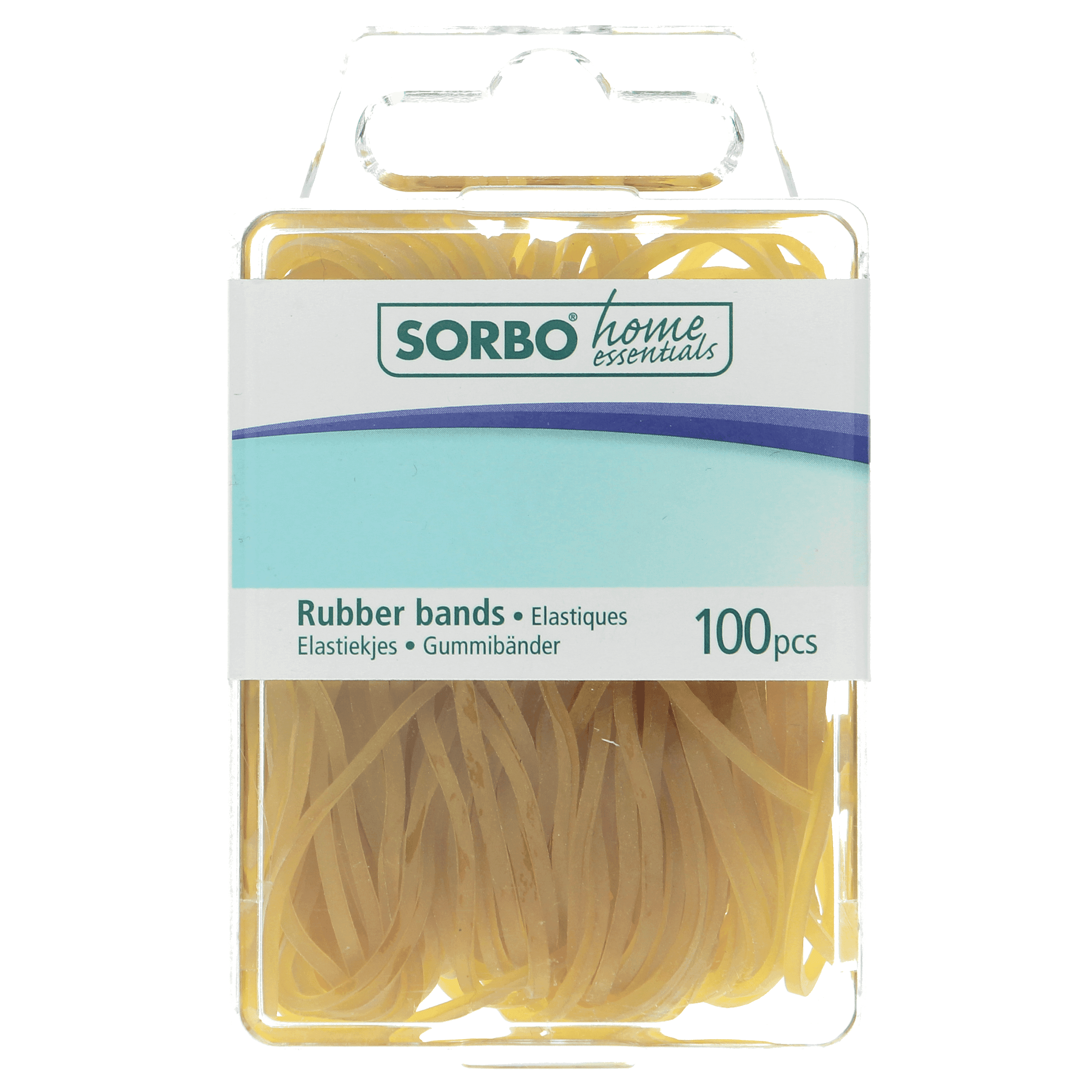 Sorbo Elastiekjes bruin 100st