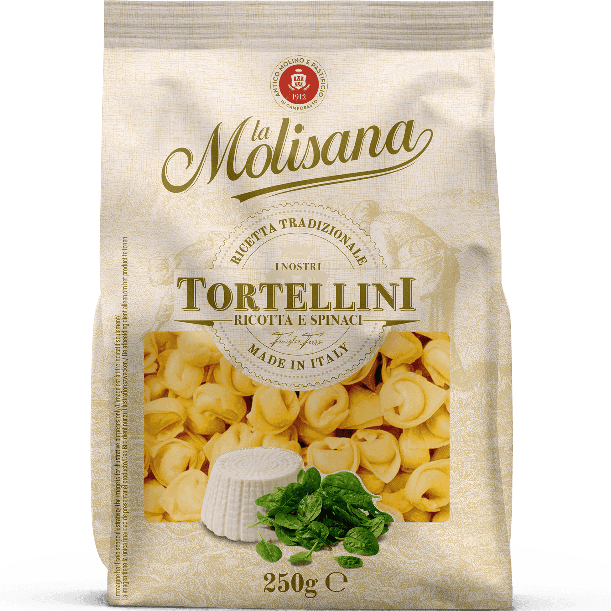 La Molisana Tortellini ricotta e spinaci