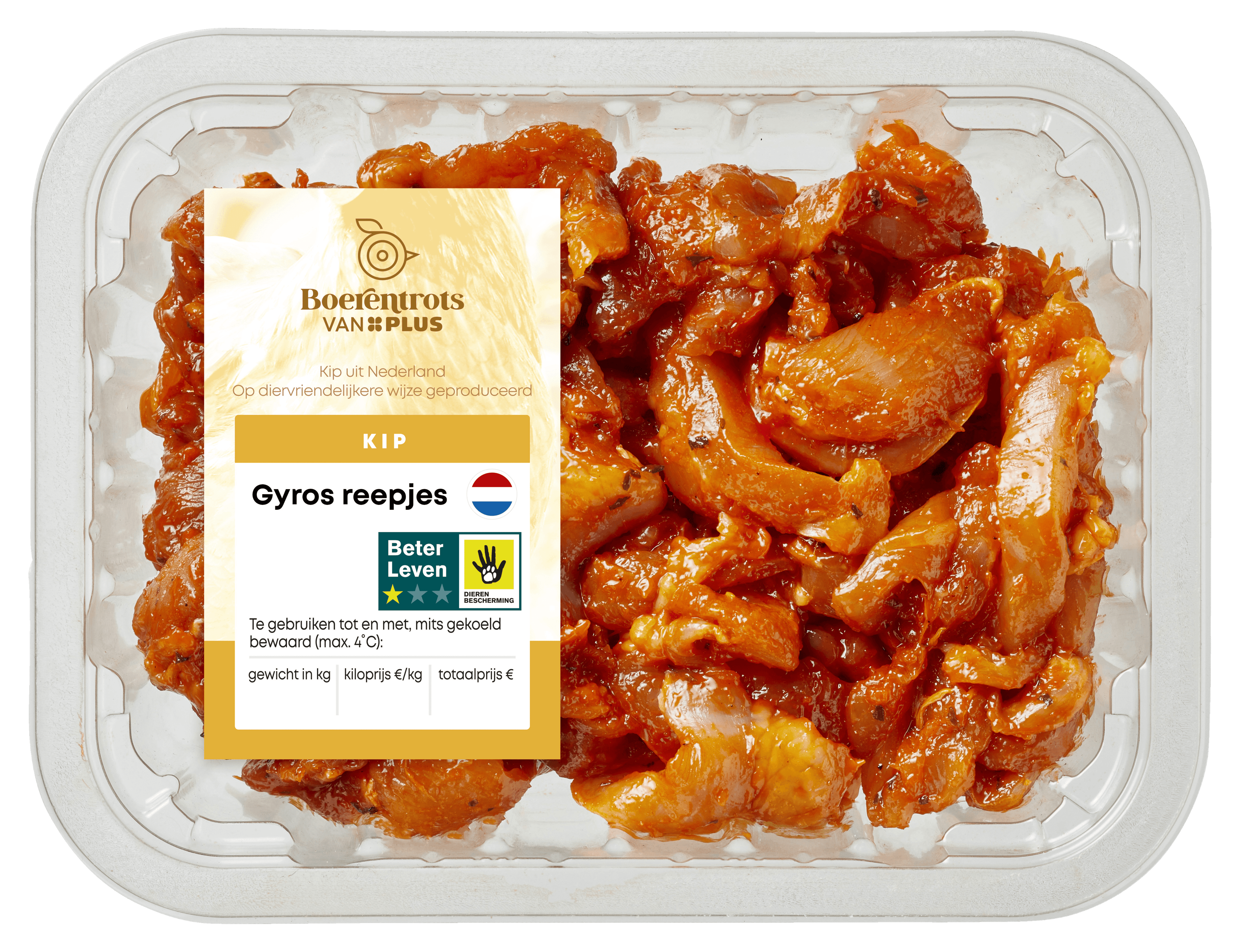 PLUS Boerentrots Kipreepjes Gyros
