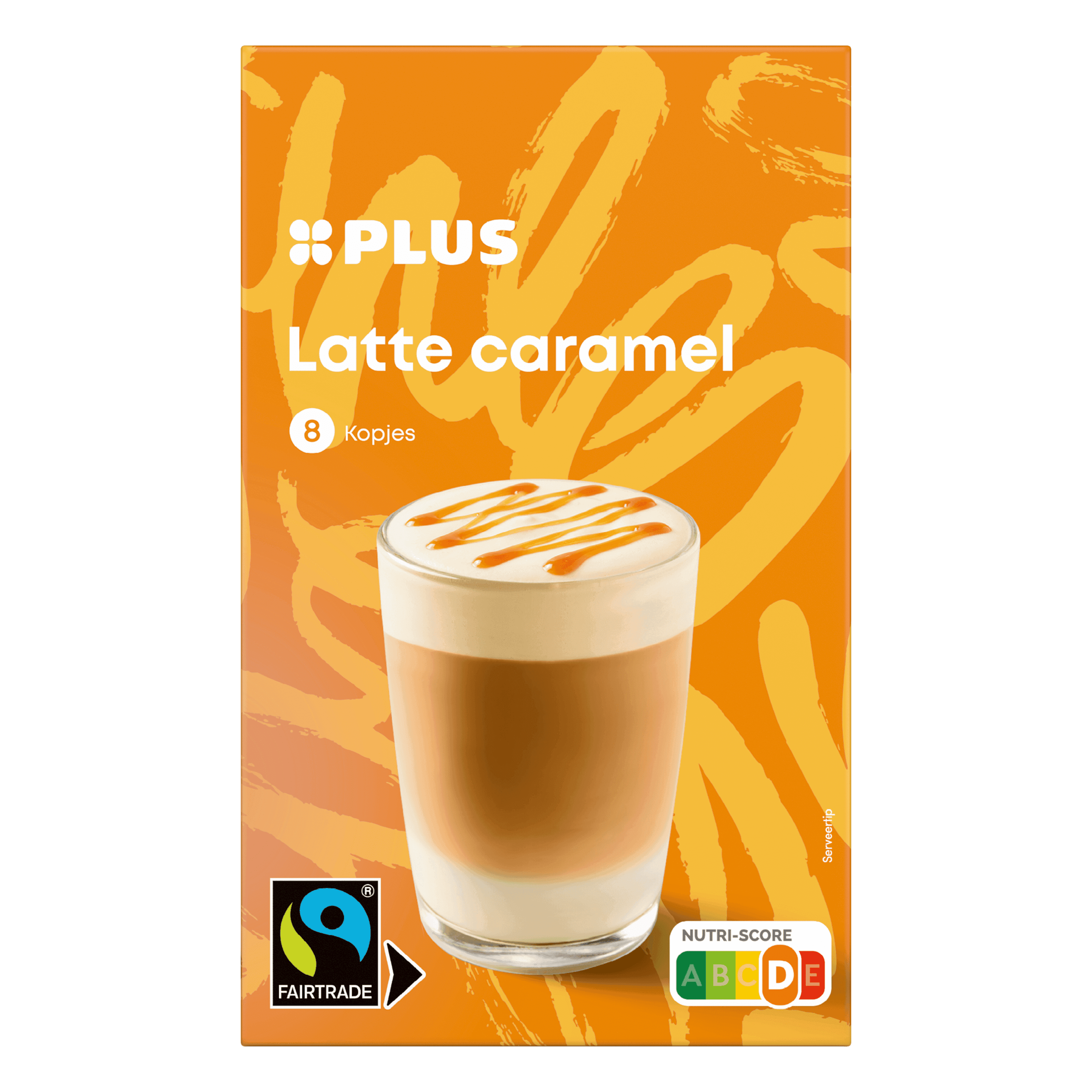 PLUS Latte macchiato caramel sticks