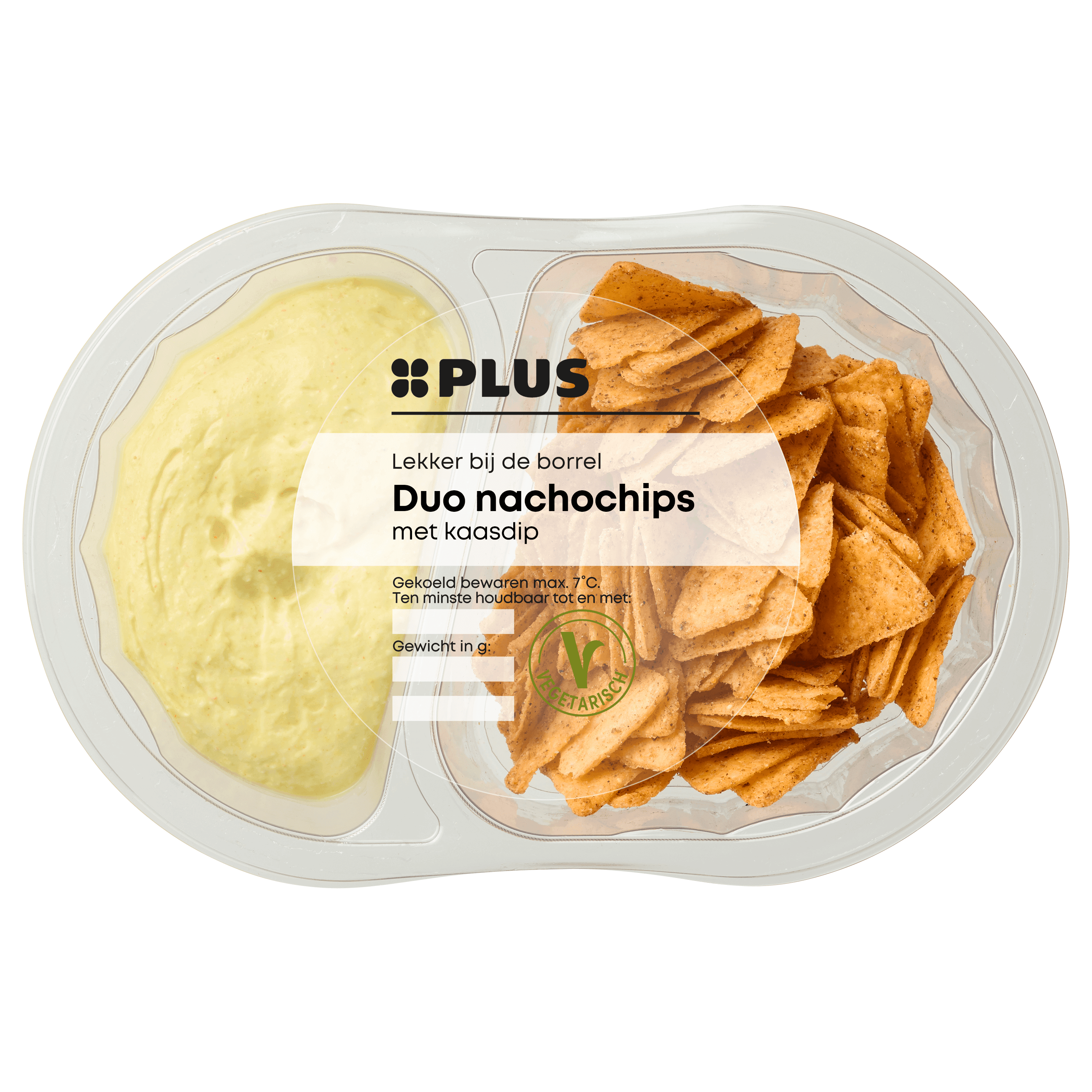 PLUS Duo nachochips met kaasdip