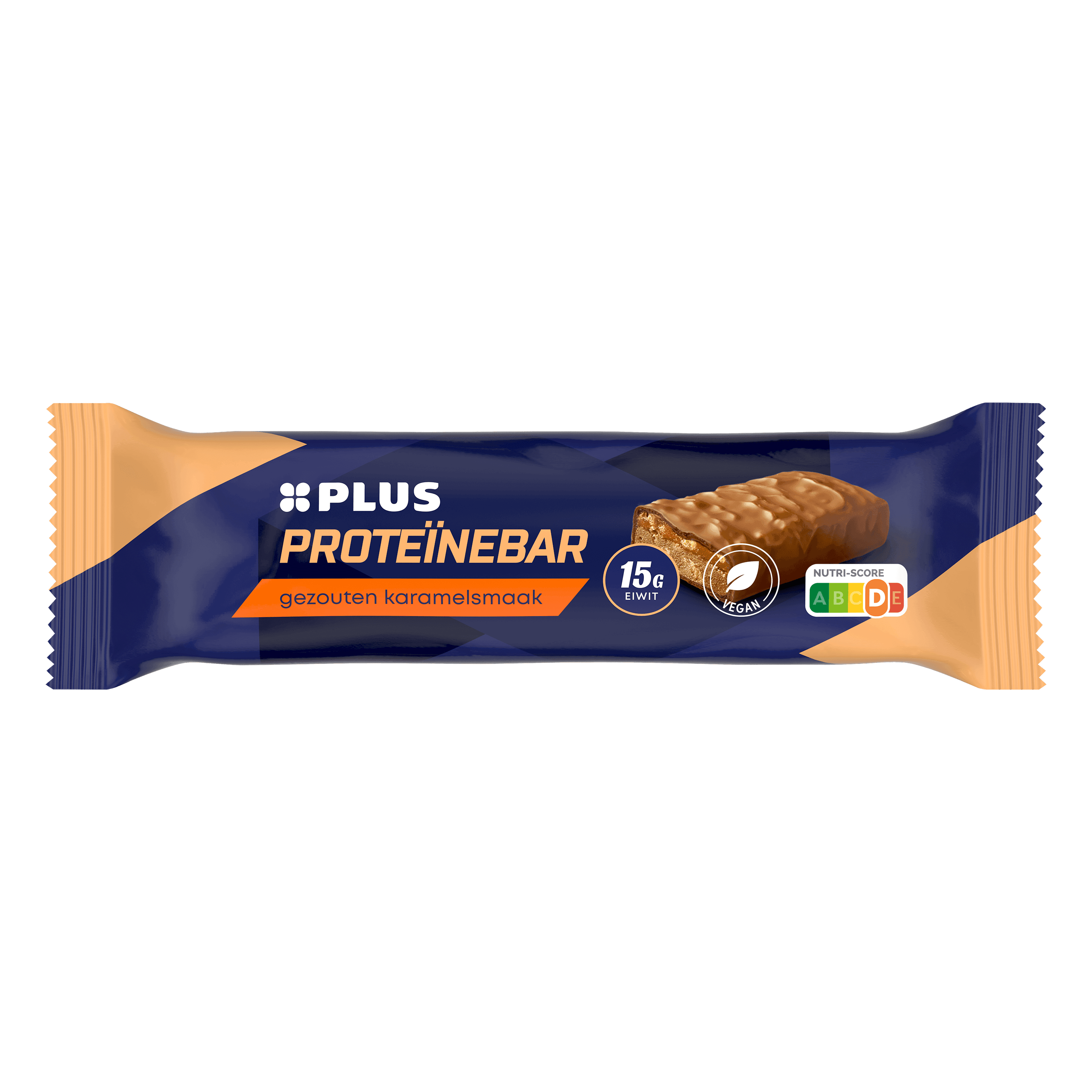 PLUS Vegan proteïne reep gezouten karamel
