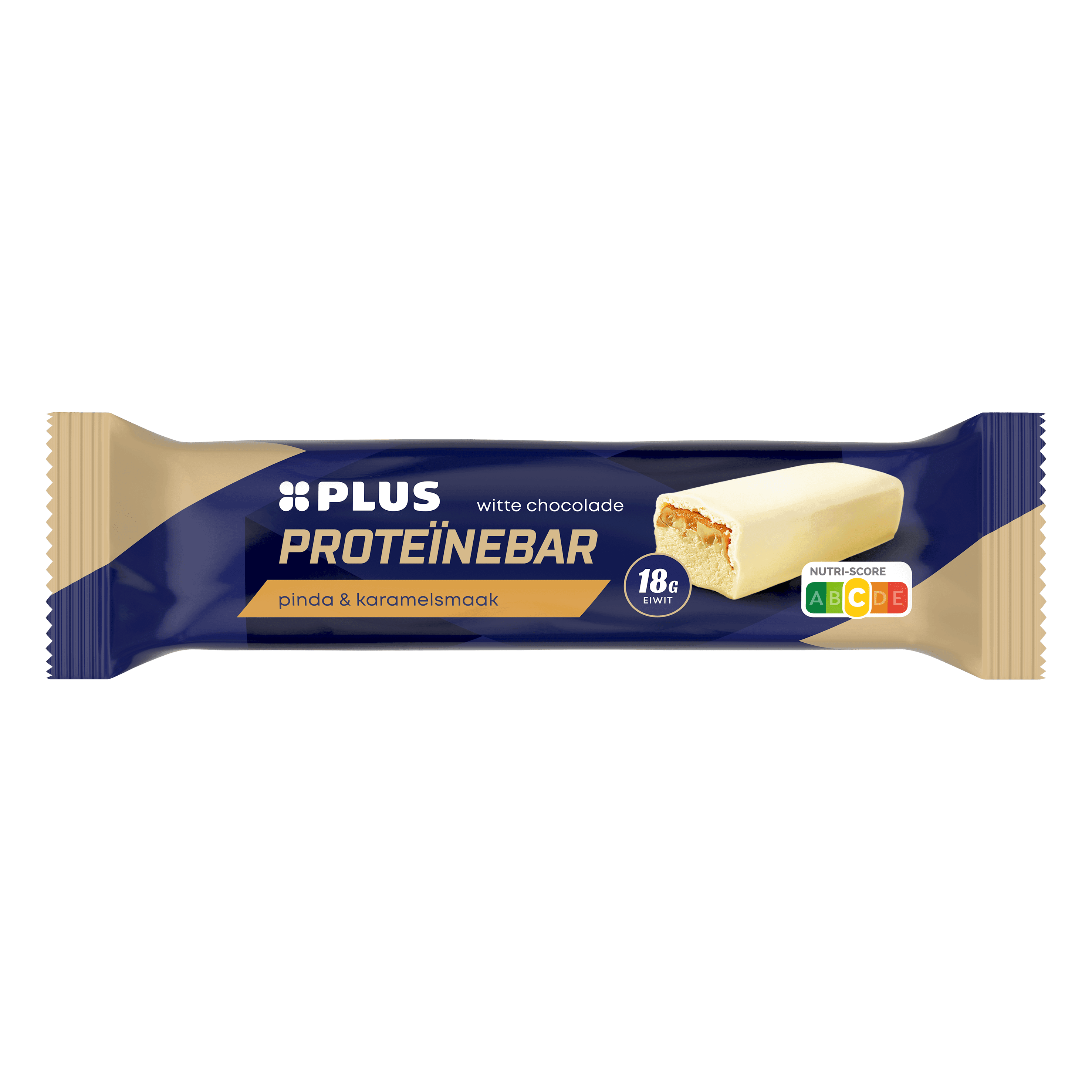 PLUS Proteïne reep choco pinda karamel melk