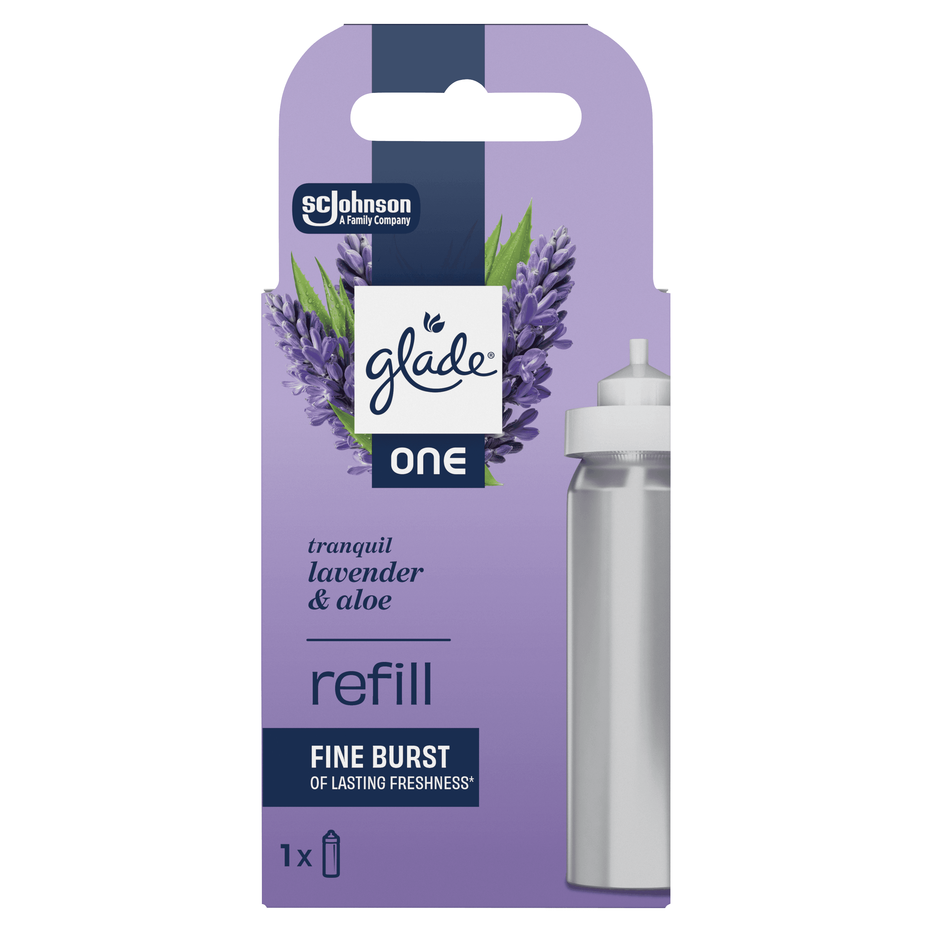 Glade One navul Lavendel & aloe vera