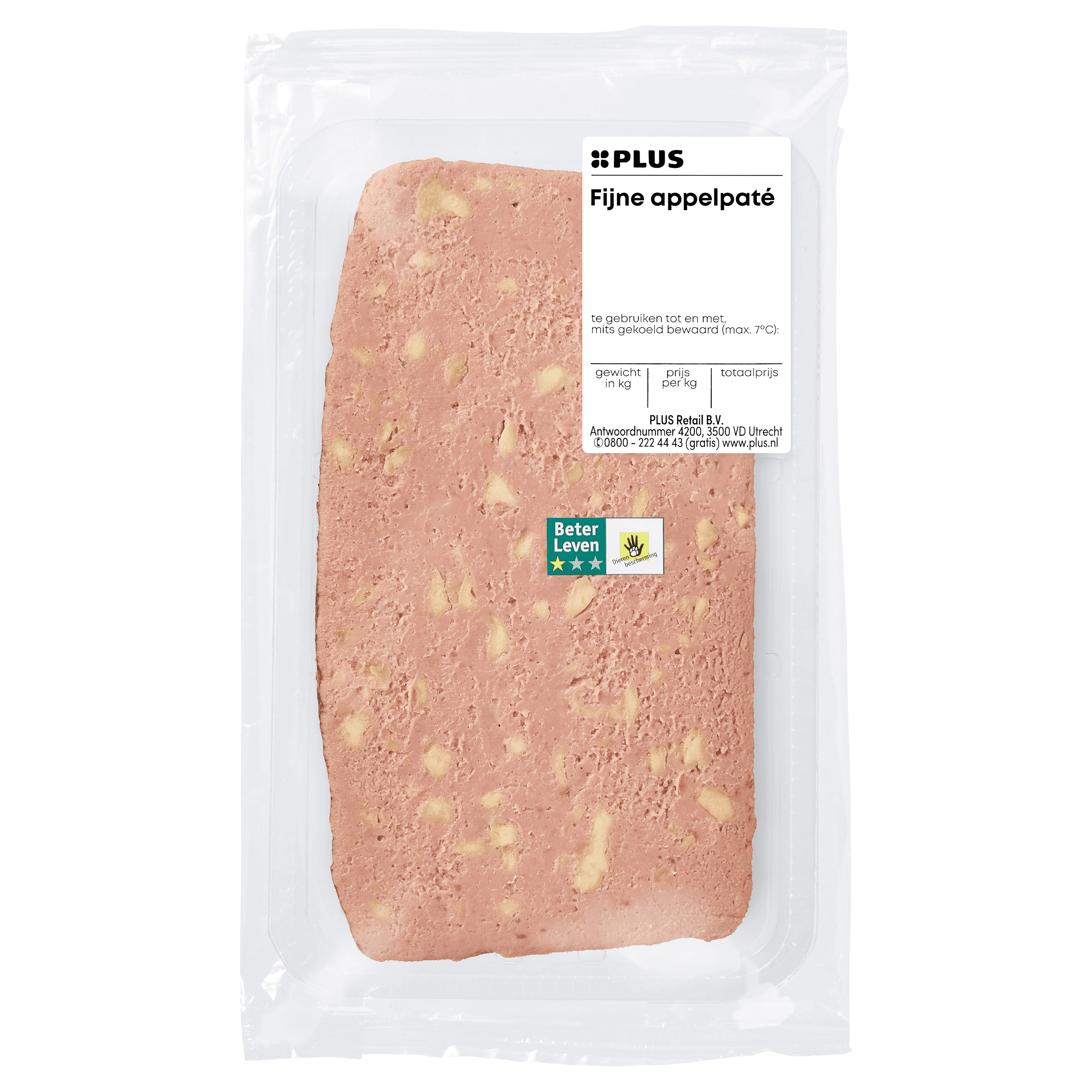 PLUS Fijne appelpaté