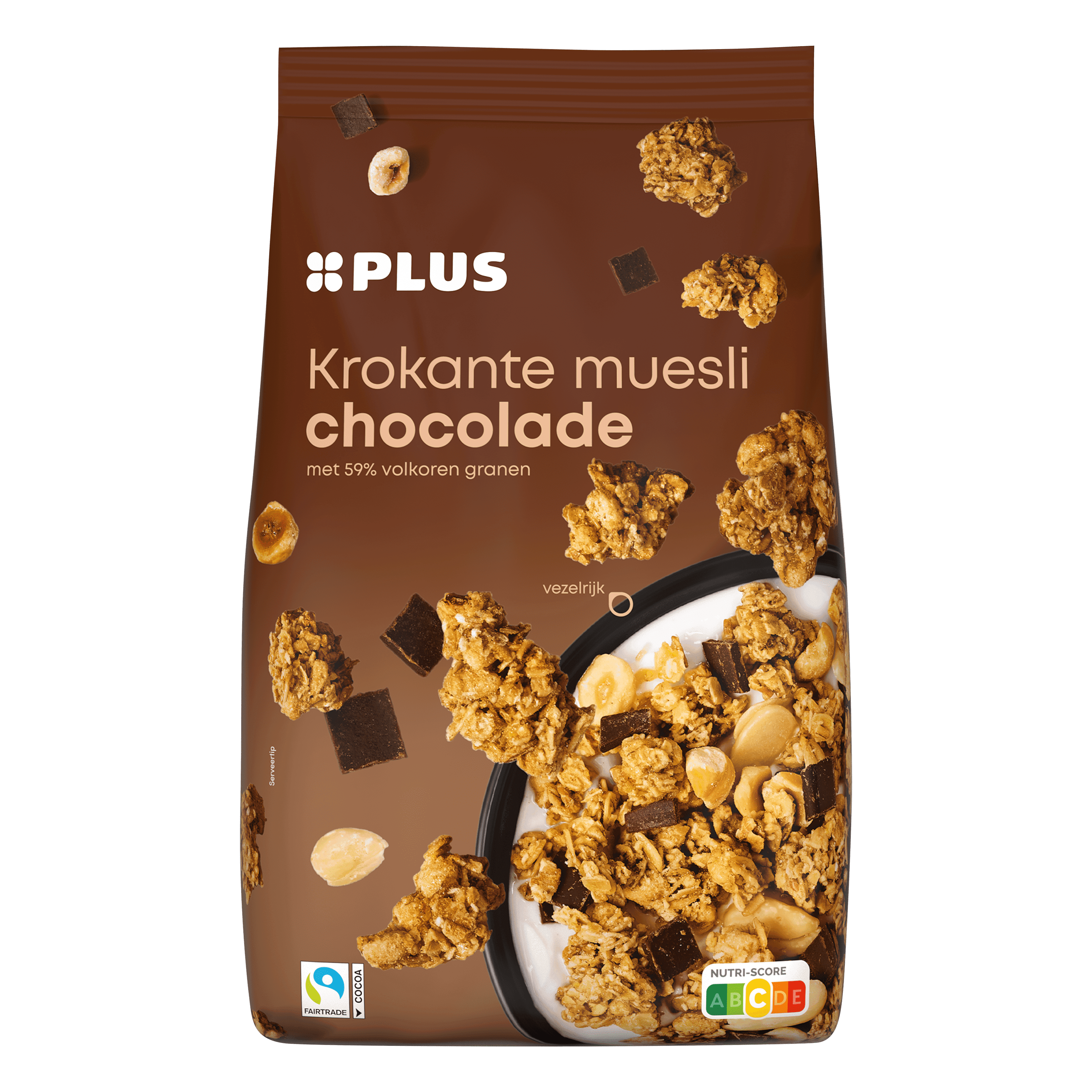PLUS Krokante muesli chocolade