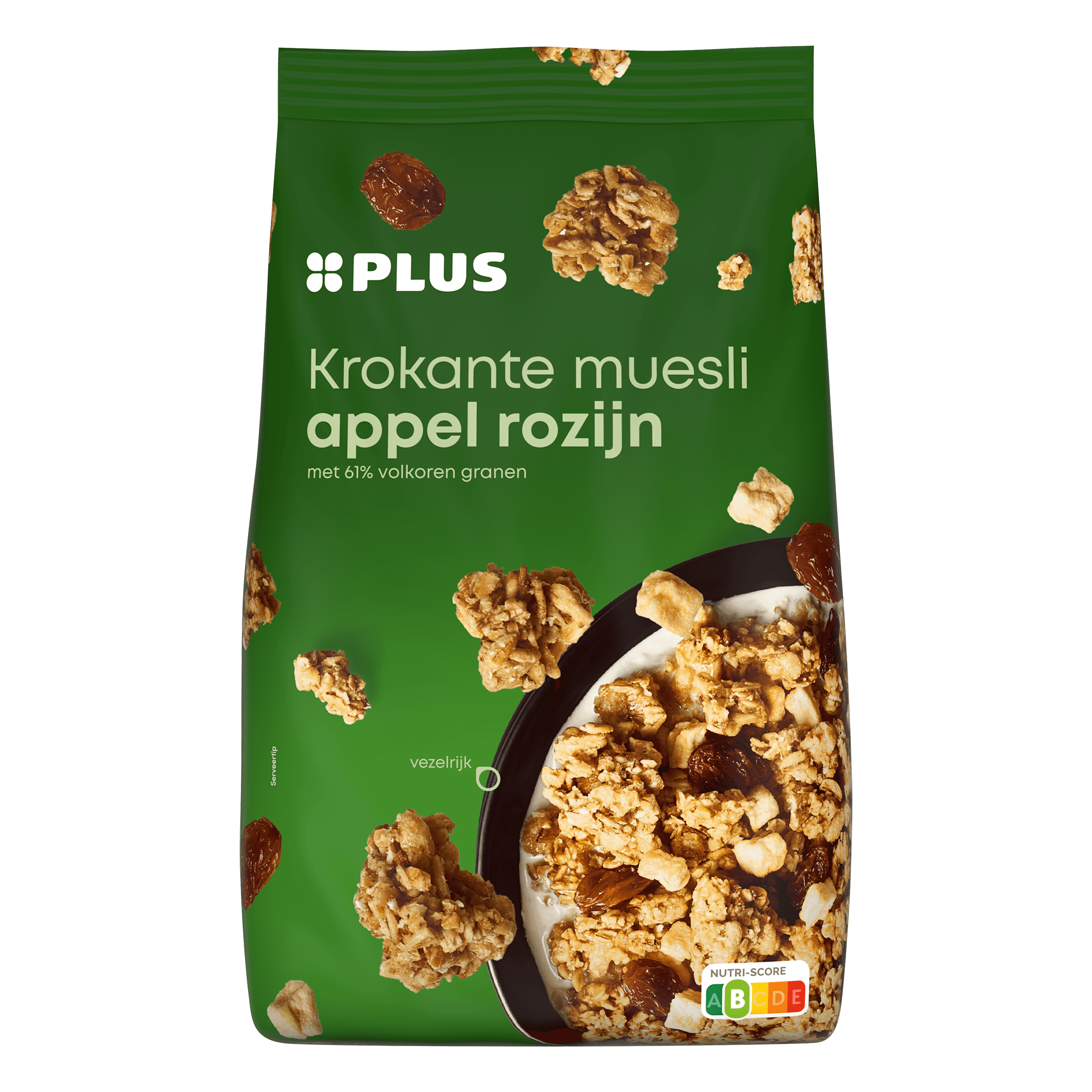 PLUS Krokante muesli appel en rozijn
