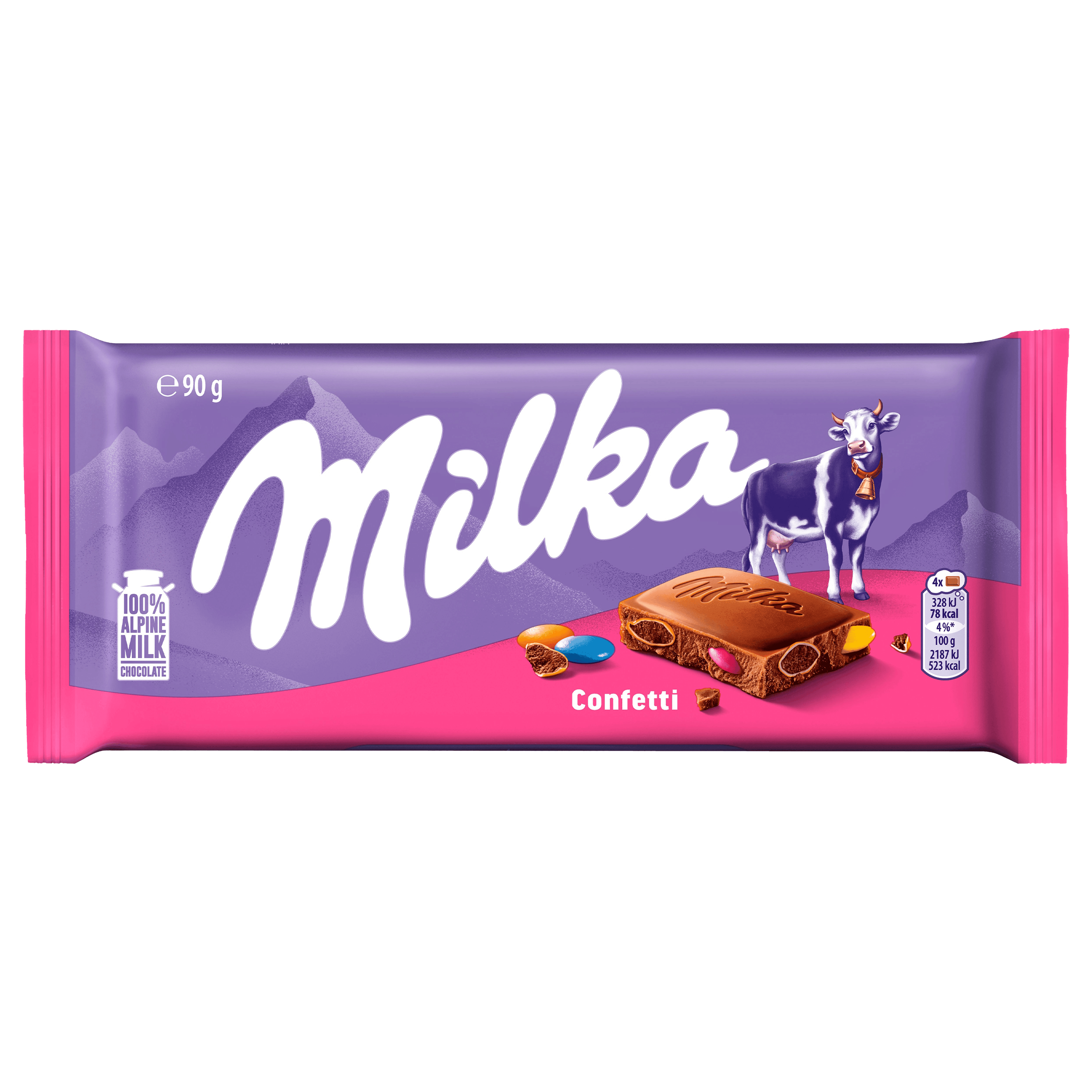 Milka Chocoladereep Confetti