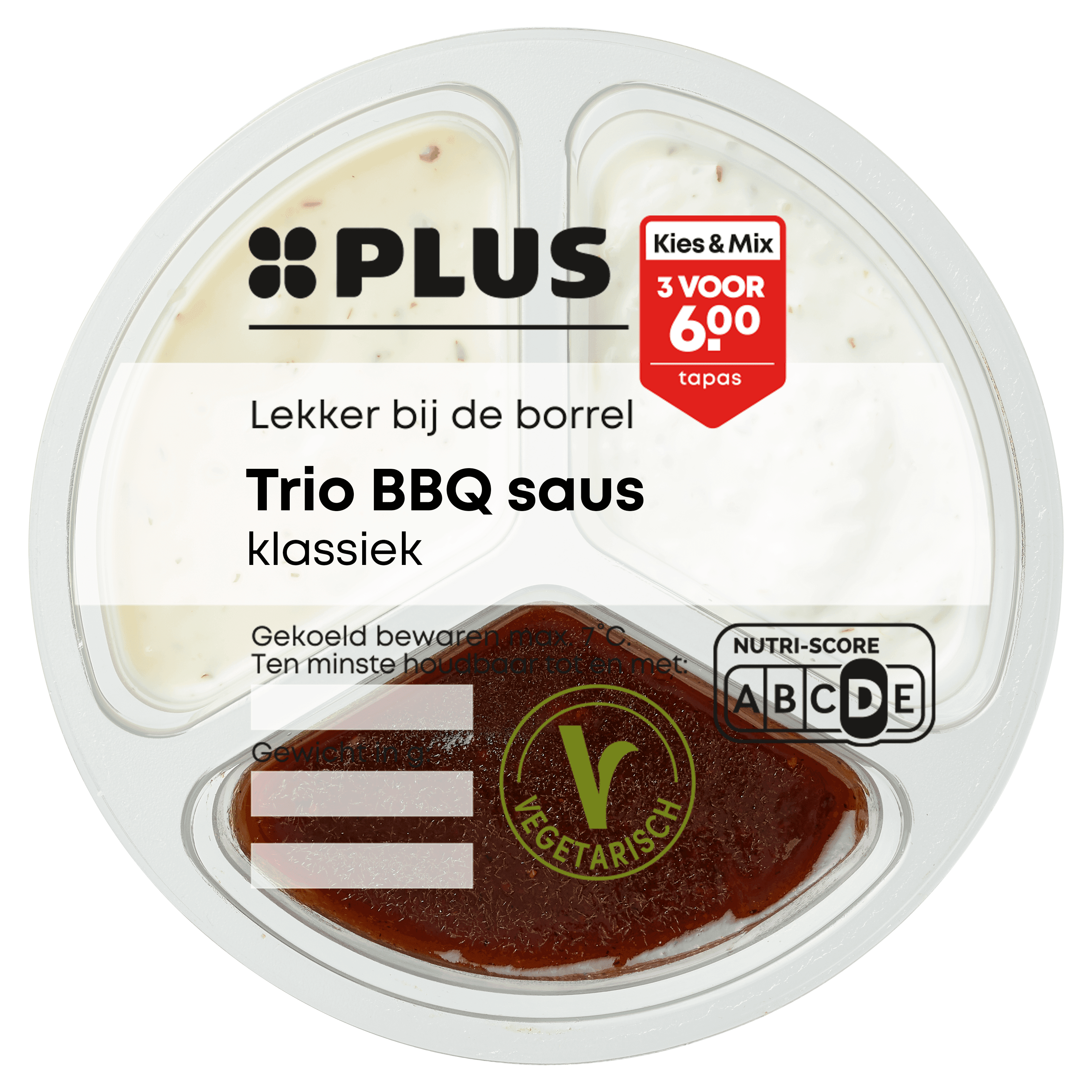 PLUS Trio BBQ saus klassiek