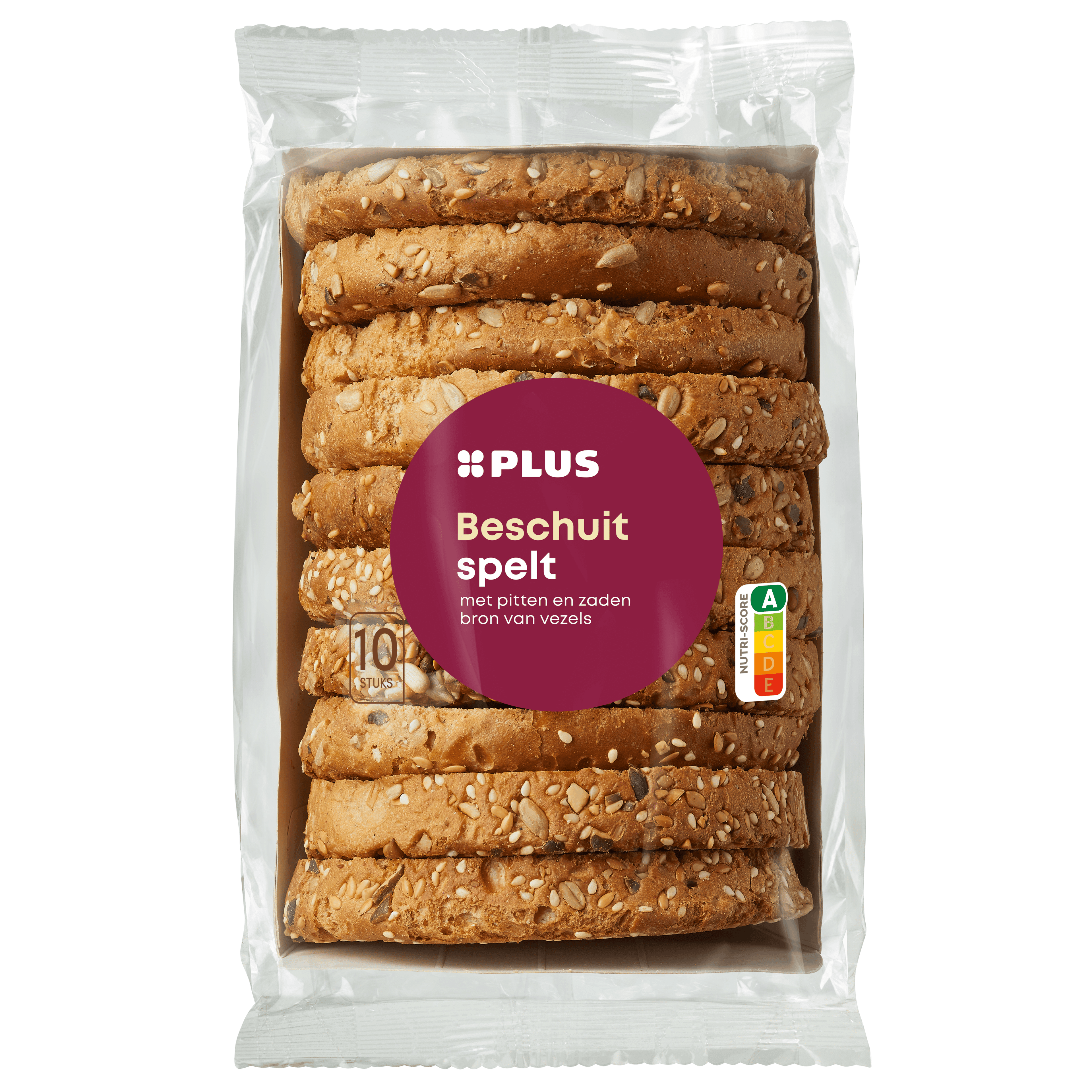 PLUS Spelt beschuit met zaden en pitten