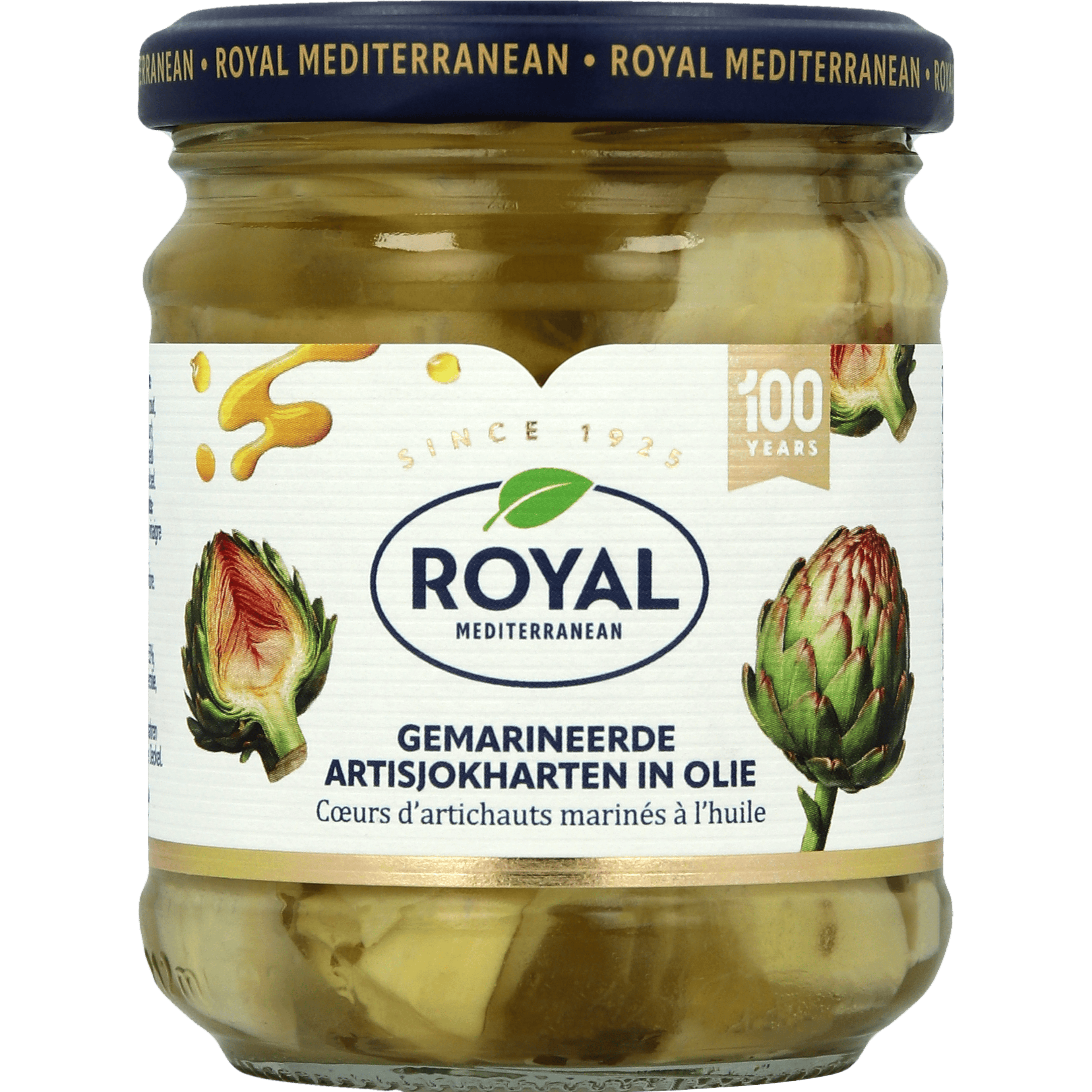 Royal Gemarineerde artisjokken in olie
